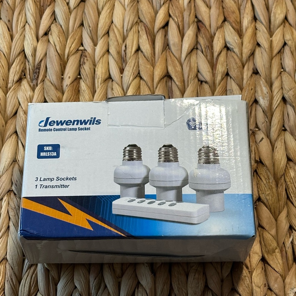 Dewenwils Remote Control Lamp Socket Set